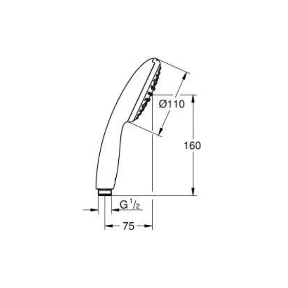 Tay sen tắm Tempesta 110 GROHE 27923003