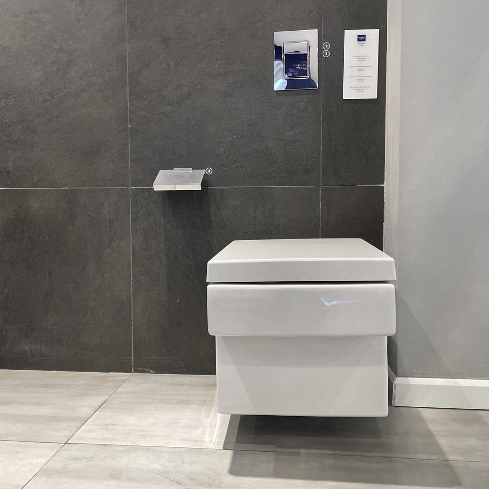 Bồn cầu treo tường Eurocube GROHE 39244000 - 3
