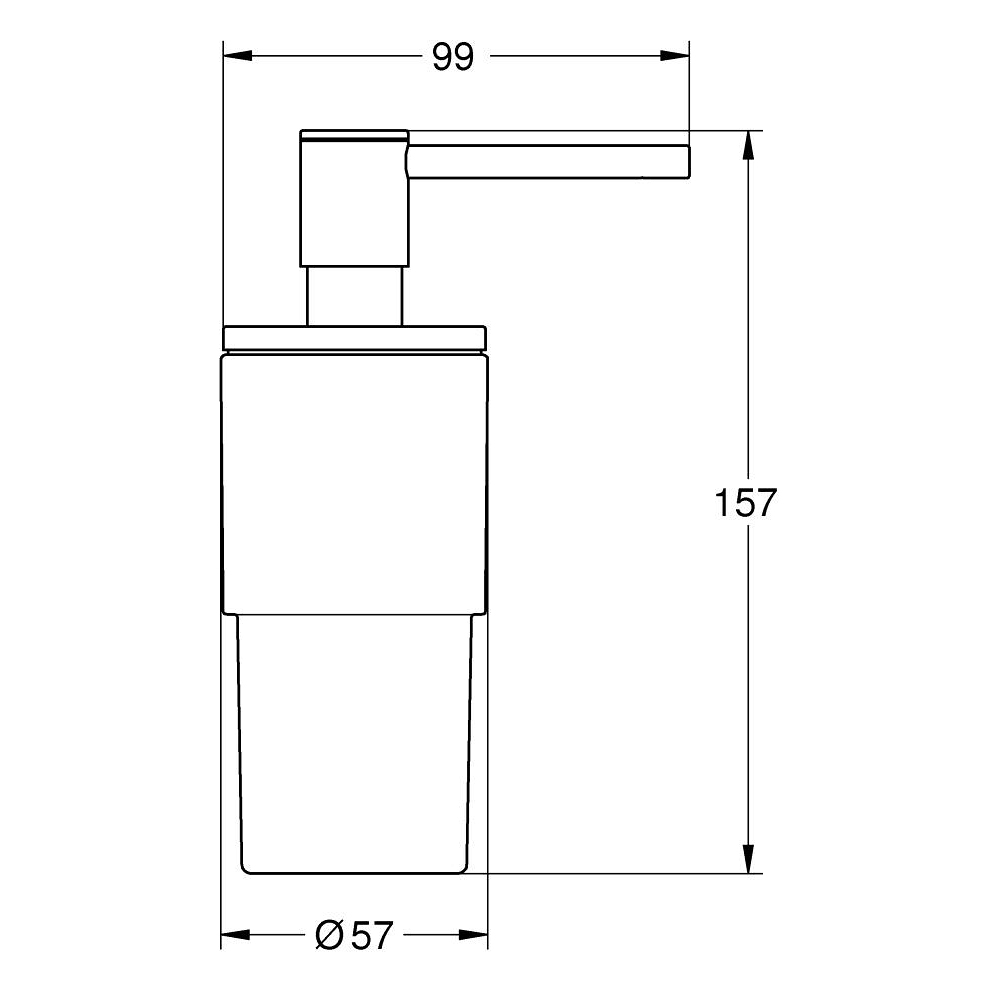 Hộp xịt xà phòng Atrio GROHE 40306003 - 3
