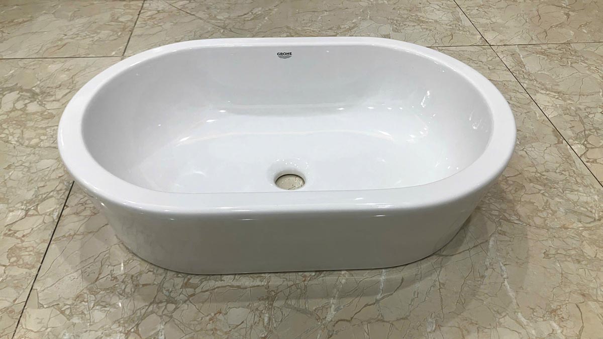 Chậu lavabo đặt bàn Eurocosmo GROHE 39122001 - 10