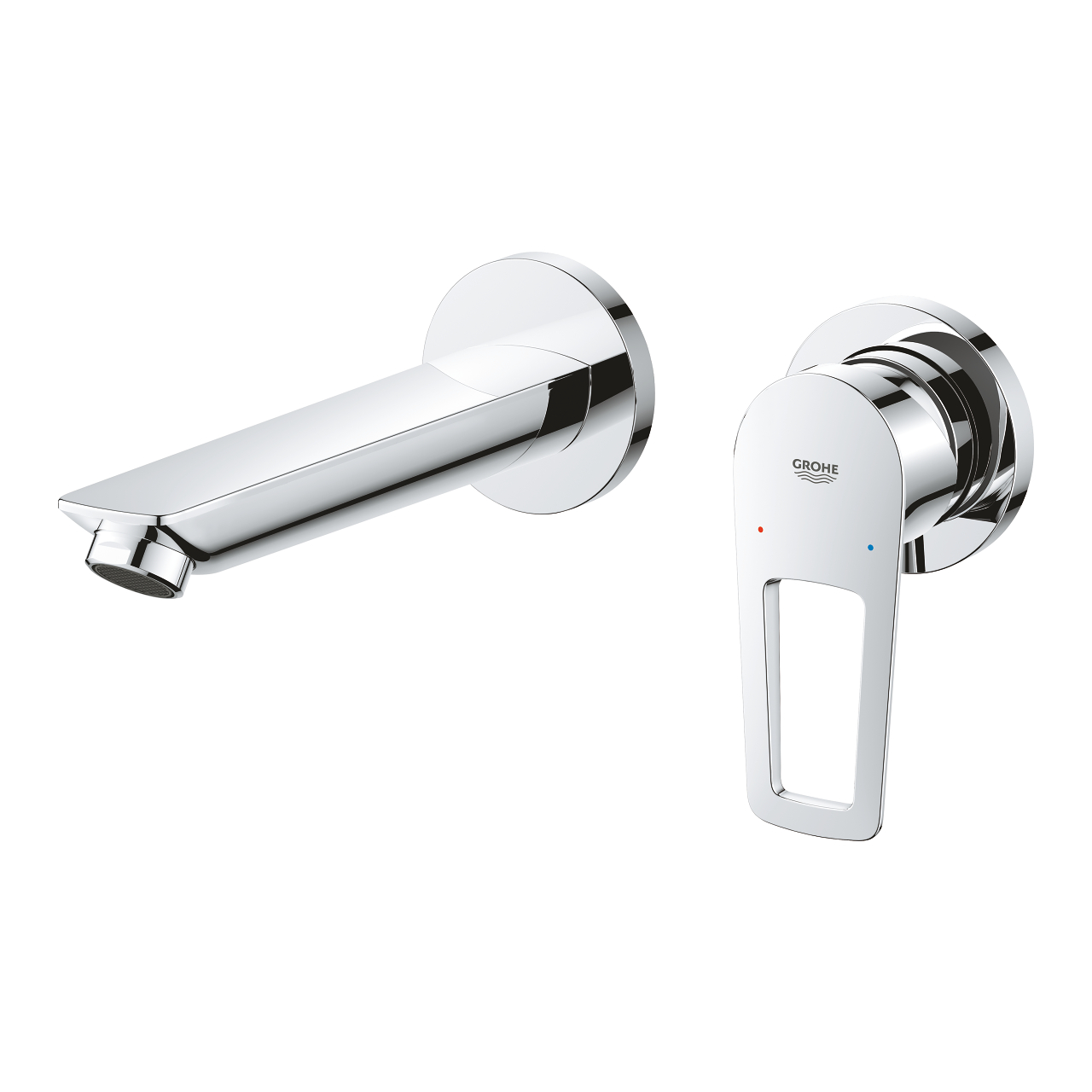 Vòi chậu gắn tường nóng lạnh 2 lỗ BauLoop GROHE 20289001 - 4