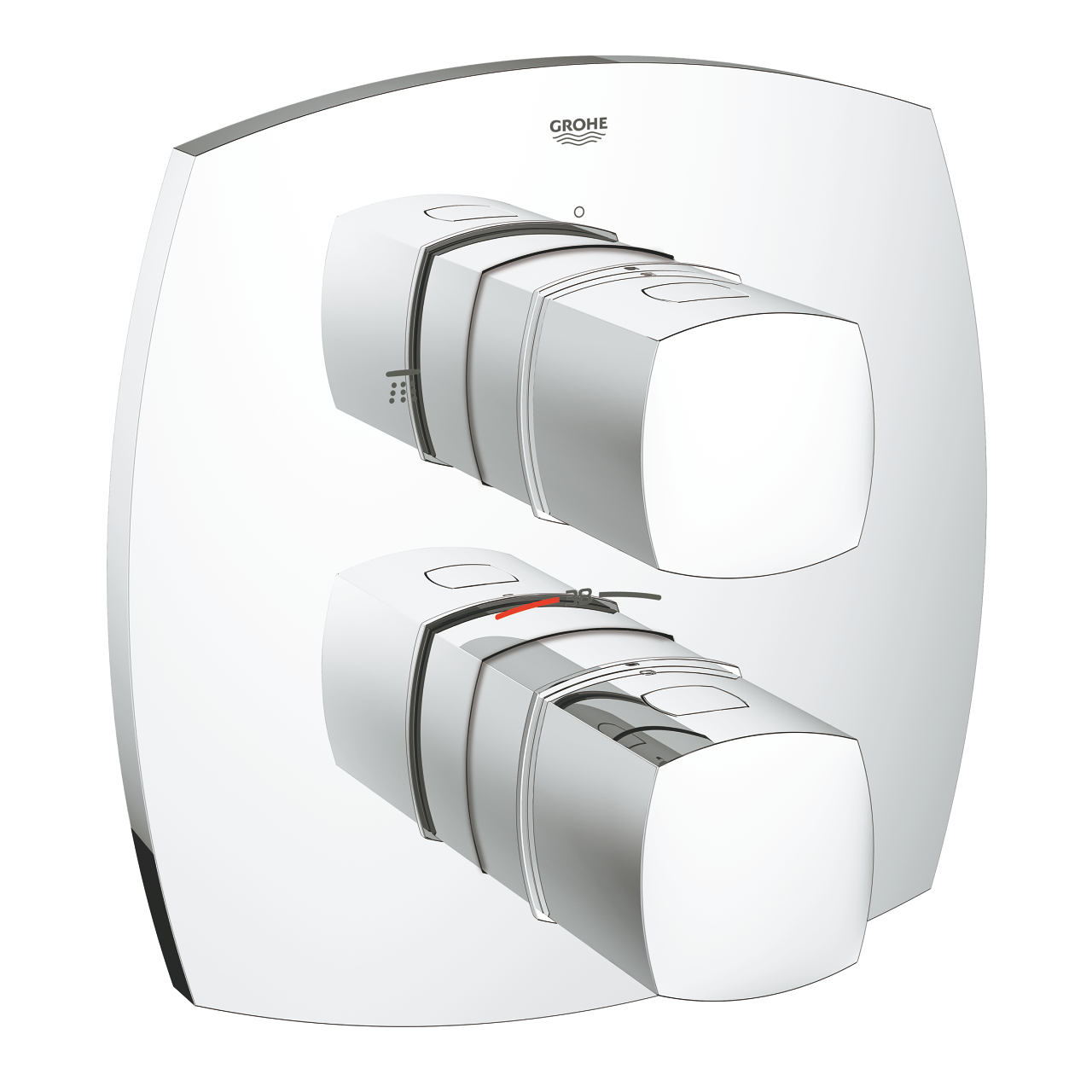 Mặt điều khiển sen tắm ổn nhiệt Grandera Grohe 19948IG0 - 4