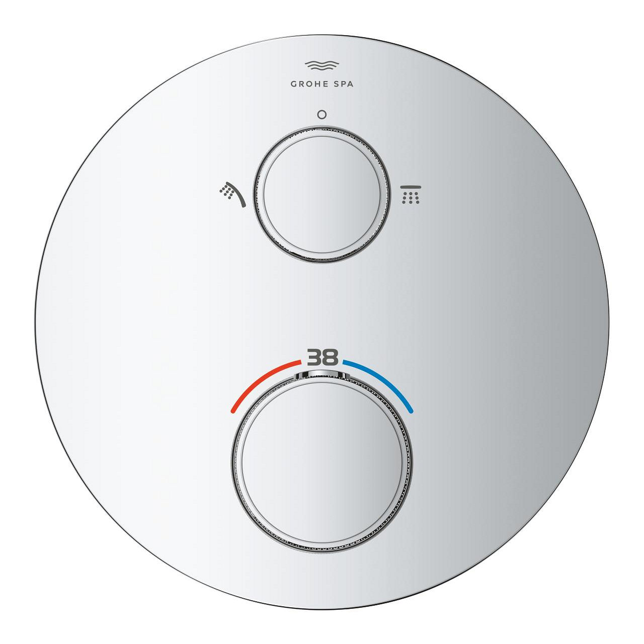 Van nhiệt độ kèm chuyển hướng 2 đường Atrio GROHE 24396000 - 9