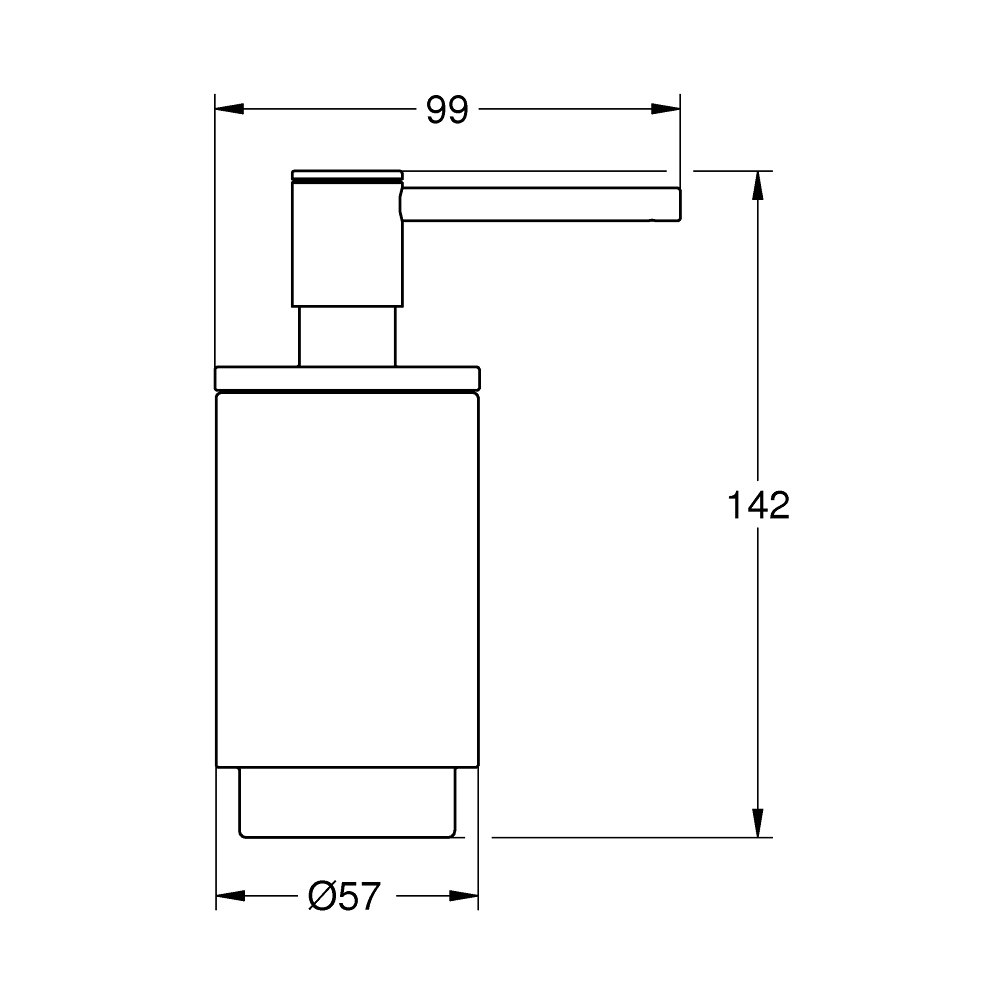 Hộp xịt xà phòng Selection GROHE 41218KF0 - 2