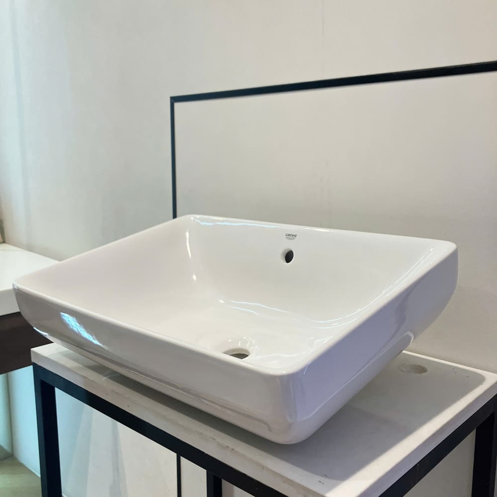 Chậu lavabo đặt bàn Euro Ceramic Vessel Square GROHE 100983SH00 - 6
