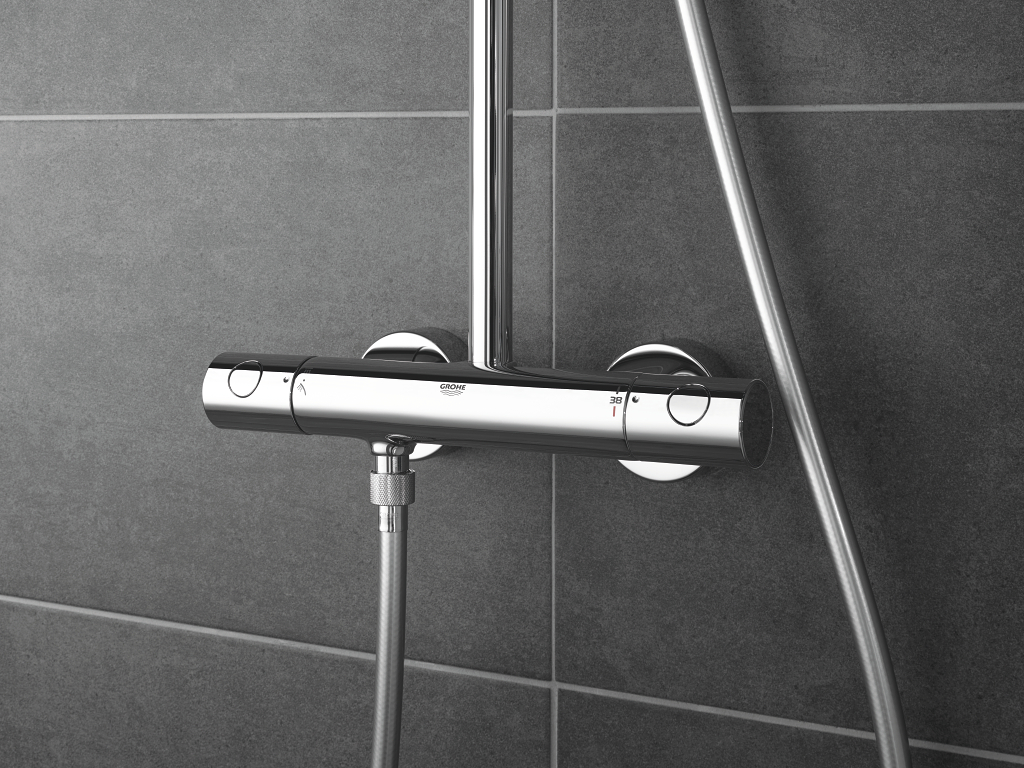 Bộ sen tắm nhiệt độ New Tempesta Cosmopolian Grohe 27922001 - 14
