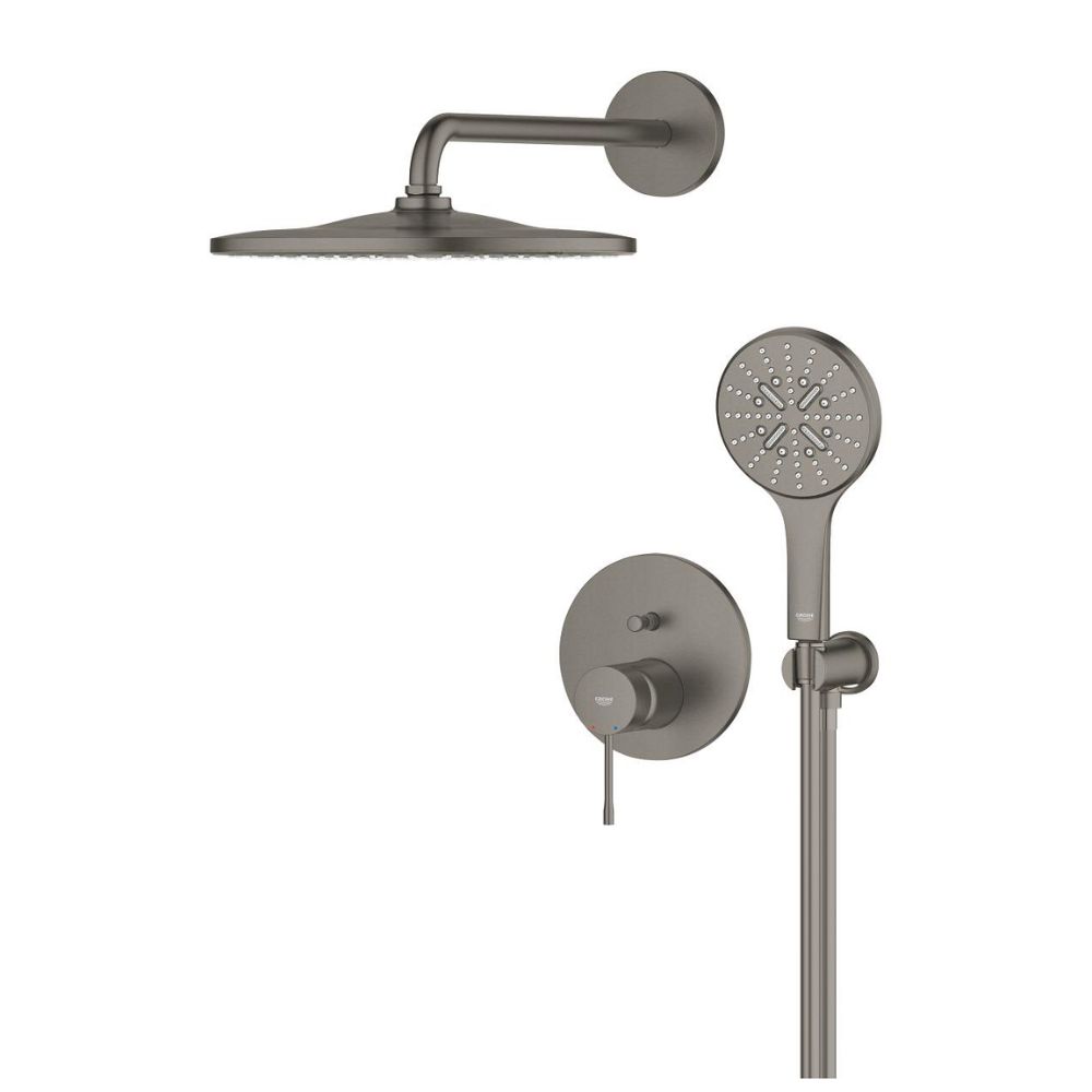 Bộ sen tắm âm tường ổn nhiệt tròn Essence 2 đường nước GROHE 25287AL0 - 5