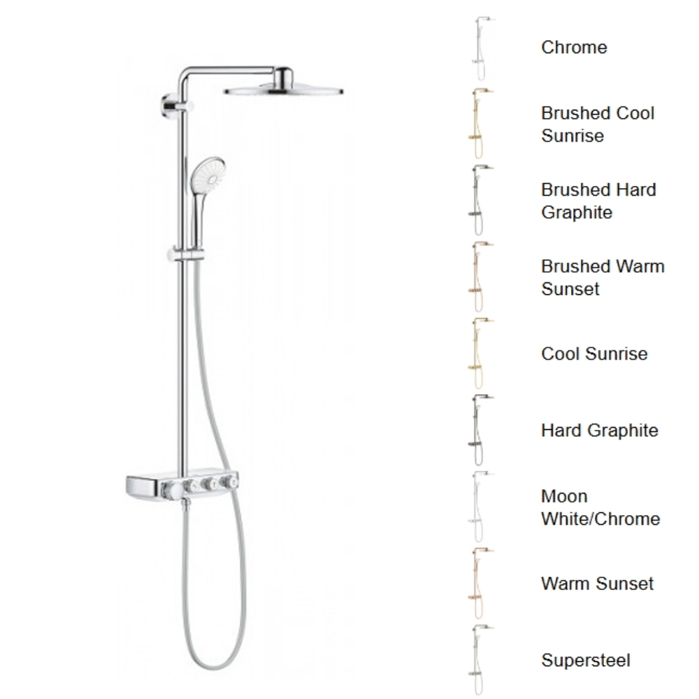 Bộ cây sen tắm ổn nhiệt Euphoria SmartControl 310 Duo GROHE 26507000 - 2