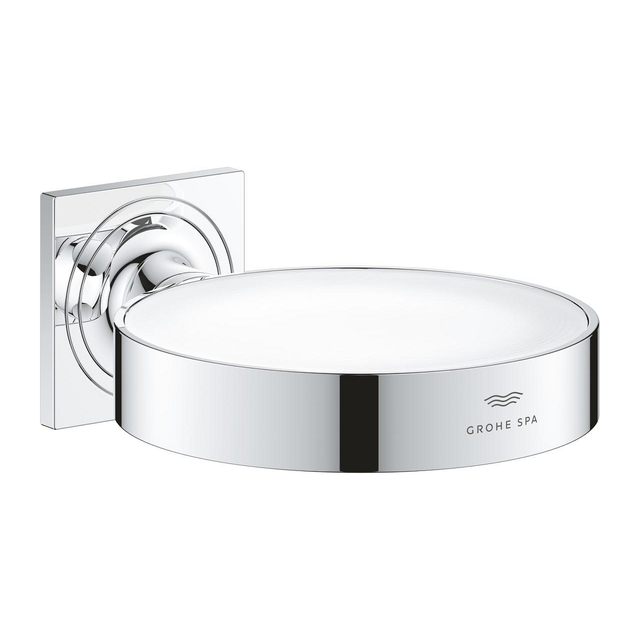 Giá đỡ ly thủy tinh hoặc dĩa và hộp xịt xà phòng Allure GROHE 40963001 - 6