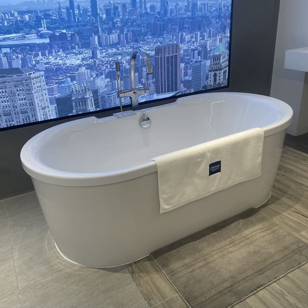 Bồn tắm xây 1m8 Eurocosmo Grohe 39154000 - 12