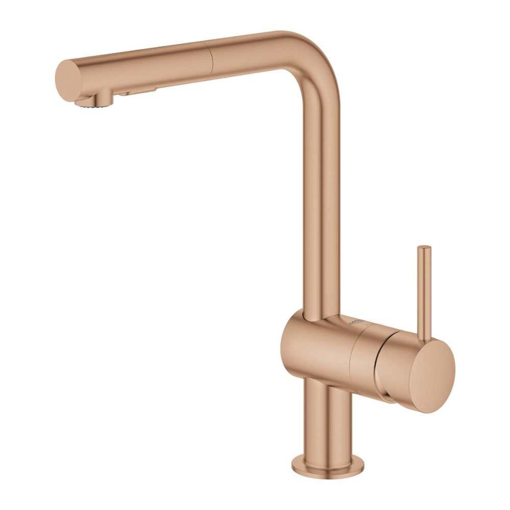 Vòi bếp dây rút nóng lạnh Minta GROHE 30274000 - 4