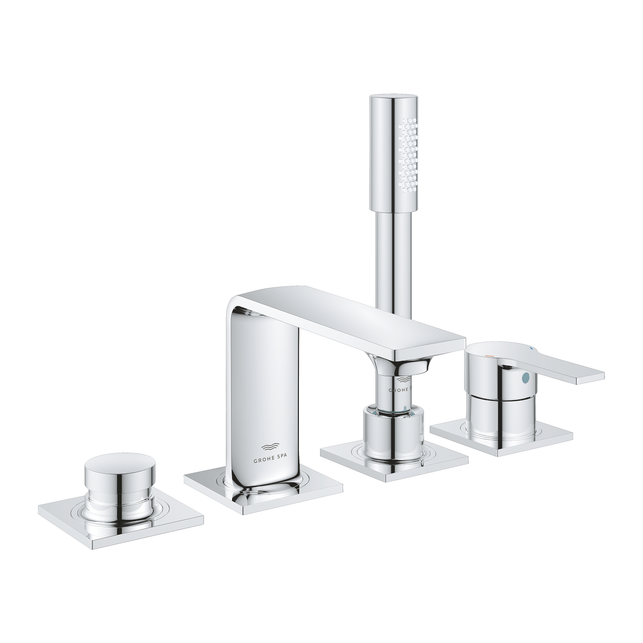 Vòi bồn tắm 4 lỗ nóng lạnh kèm tay sen Allure GROHE 19316001 - 4