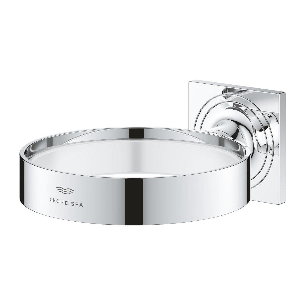 Giá đỡ ly thủy tinh hoặc dĩa và hộp xịt xà phòng Allure GROHE 40963001 - 7