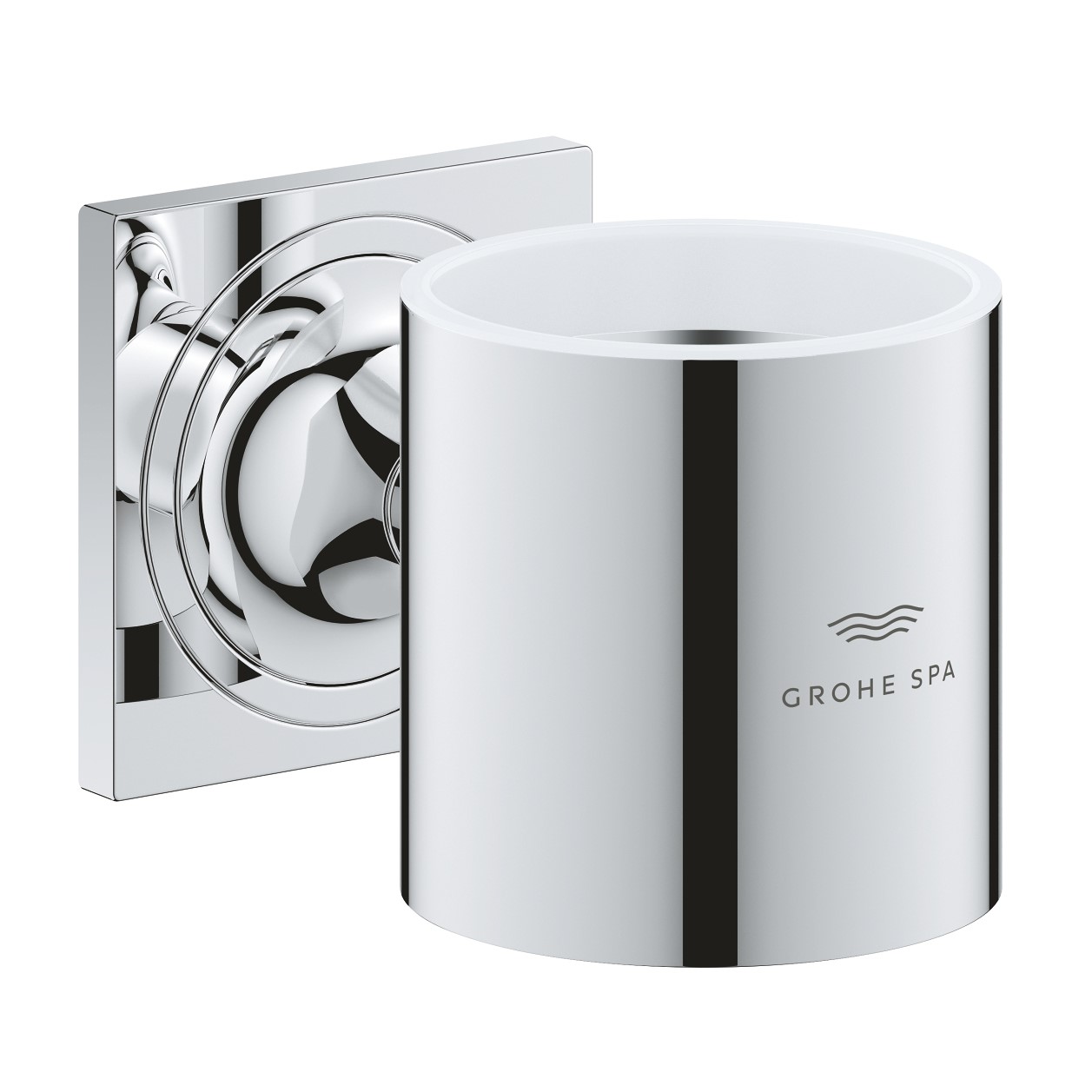 Giá đỡ ly thủy tinh hoặc dĩa và hộp xịt xà phòng Allure GROHE 40278001
