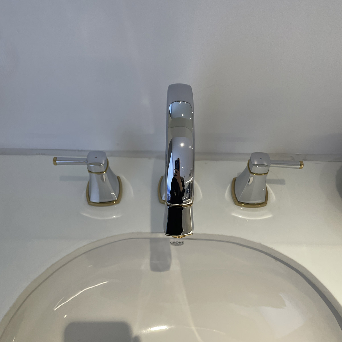 Vòi chậu nóng lạnh Grandera 3 lỗ Grohe 20389IG0 - 7