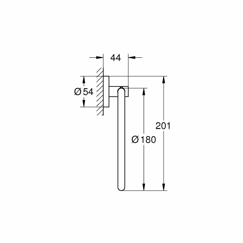 Vòng treo khăn Essentials GROHE 40365001