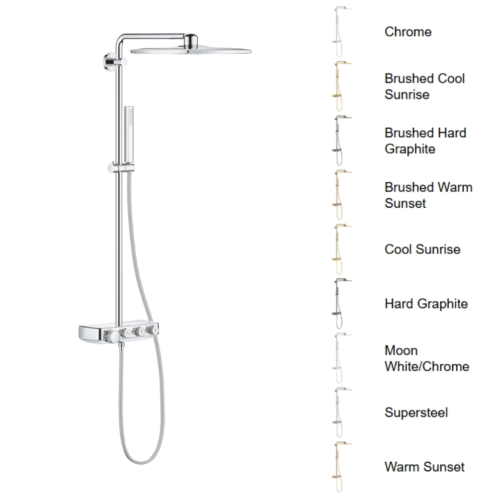 Bộ cây sen tắm ổn nhiệt SmartControl Euphoria Grohe 26508000 - 2