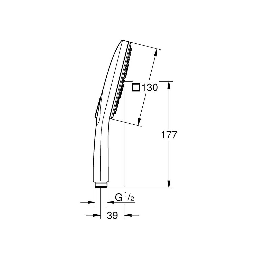 Tay sen tắm 3 chế độ Rainshower SmartActive 130 GROHE 26582000