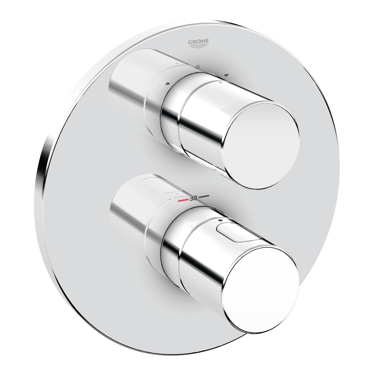 Van nhiệt độ kèm chuyển hướng 2 đường Grohtherm 3000 Cosmopolitan GROHE 19468000 - 3