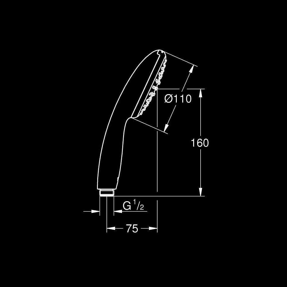 Tay sen tắm Tempesta 110 GROHE 27852003 - 2