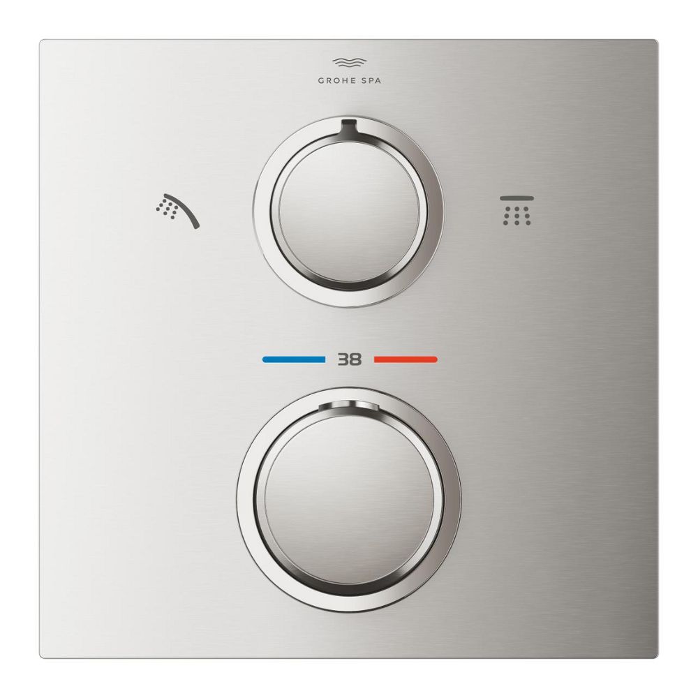 Van nhiệt độ kèm chuyển hướng 2 đường Allure GROHE 29181002 - 9