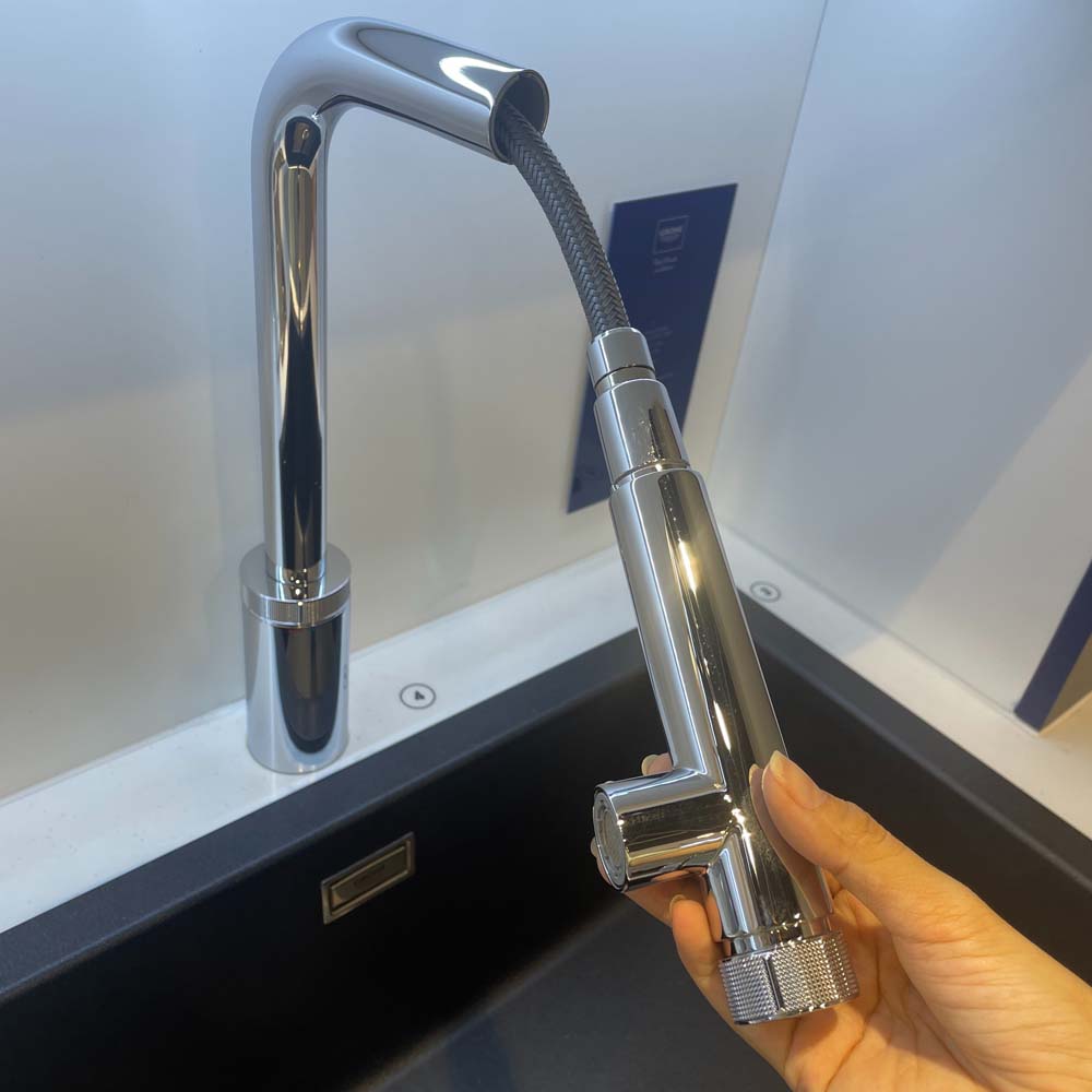 Vòi bếp dây rút nóng lạnh Minta SmartControl GROHE 31613000 - 16