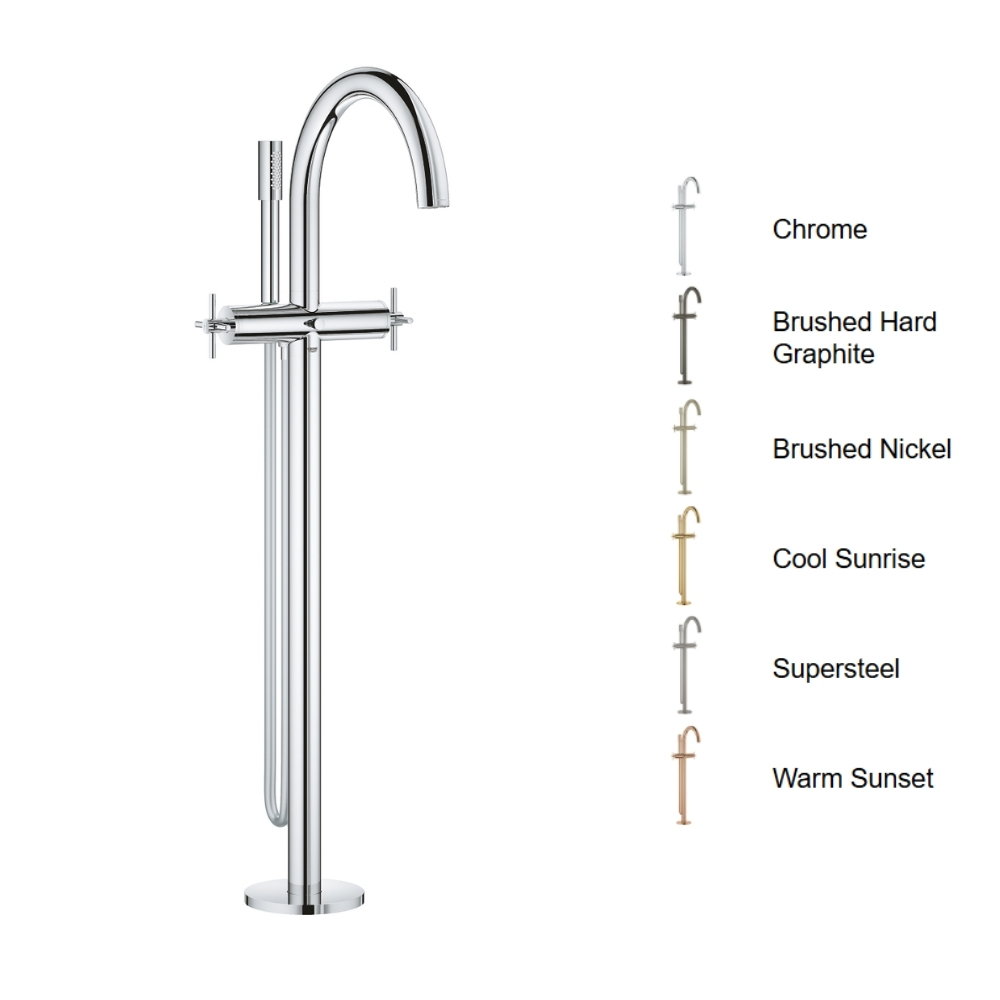 Vòi bồn tắm đặt sàn Atrio Grohe 25044003 - 2