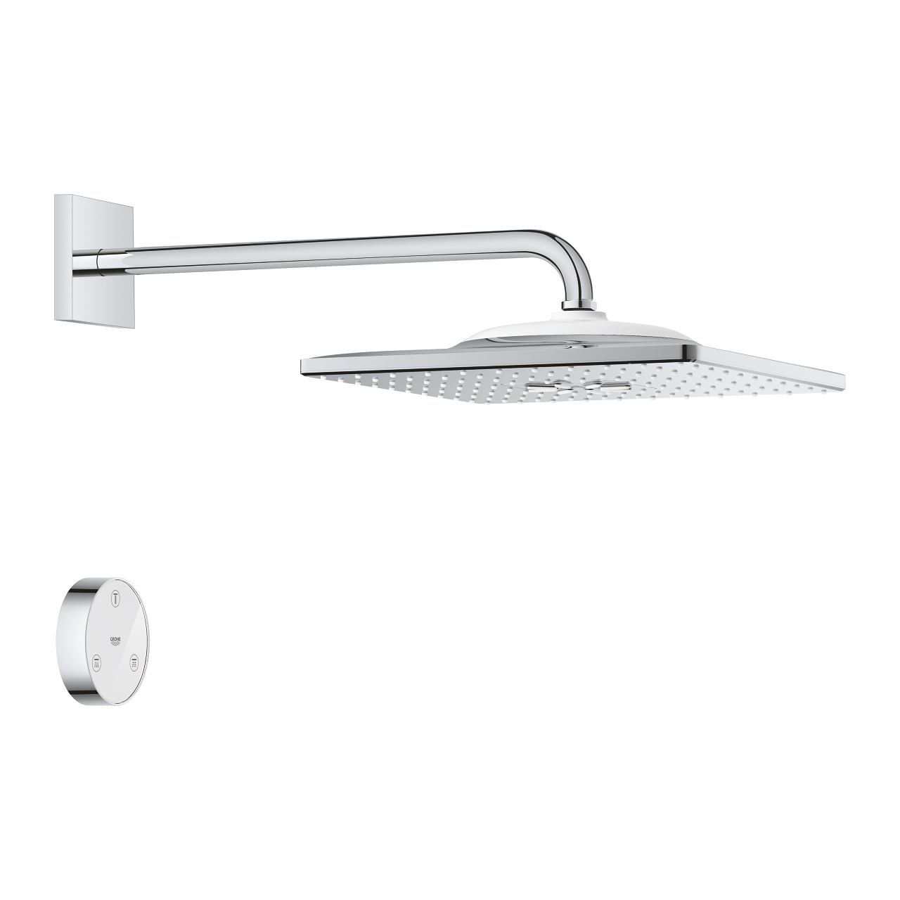 Bộ bát sen tắm gắn tường 2 chế độ kèm remote Rainshower SmartConnect 310 GROHE 26642000