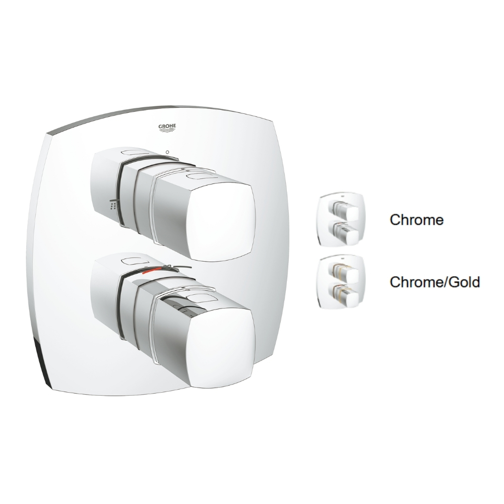 Mặt điều khiển sen tắm ổn nhiệt Grandera Grohe 19948IG0 - 2