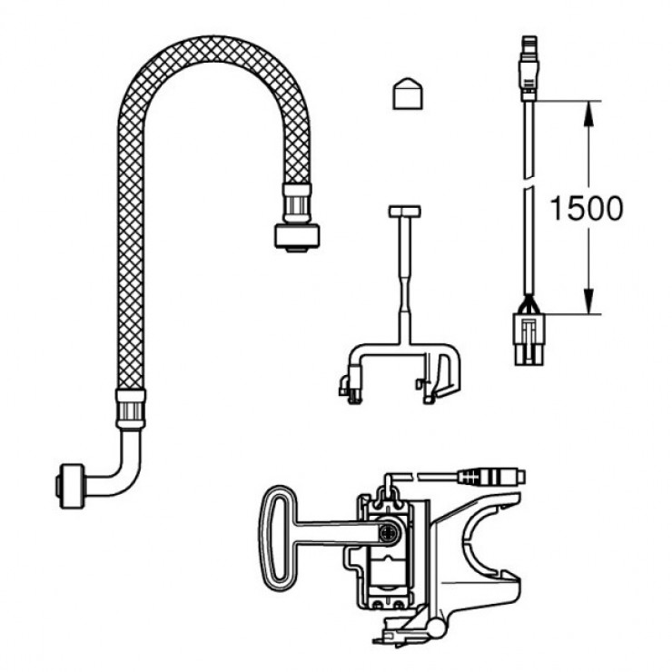 Bộ linh kiện cảm ứng GROHE 46944001