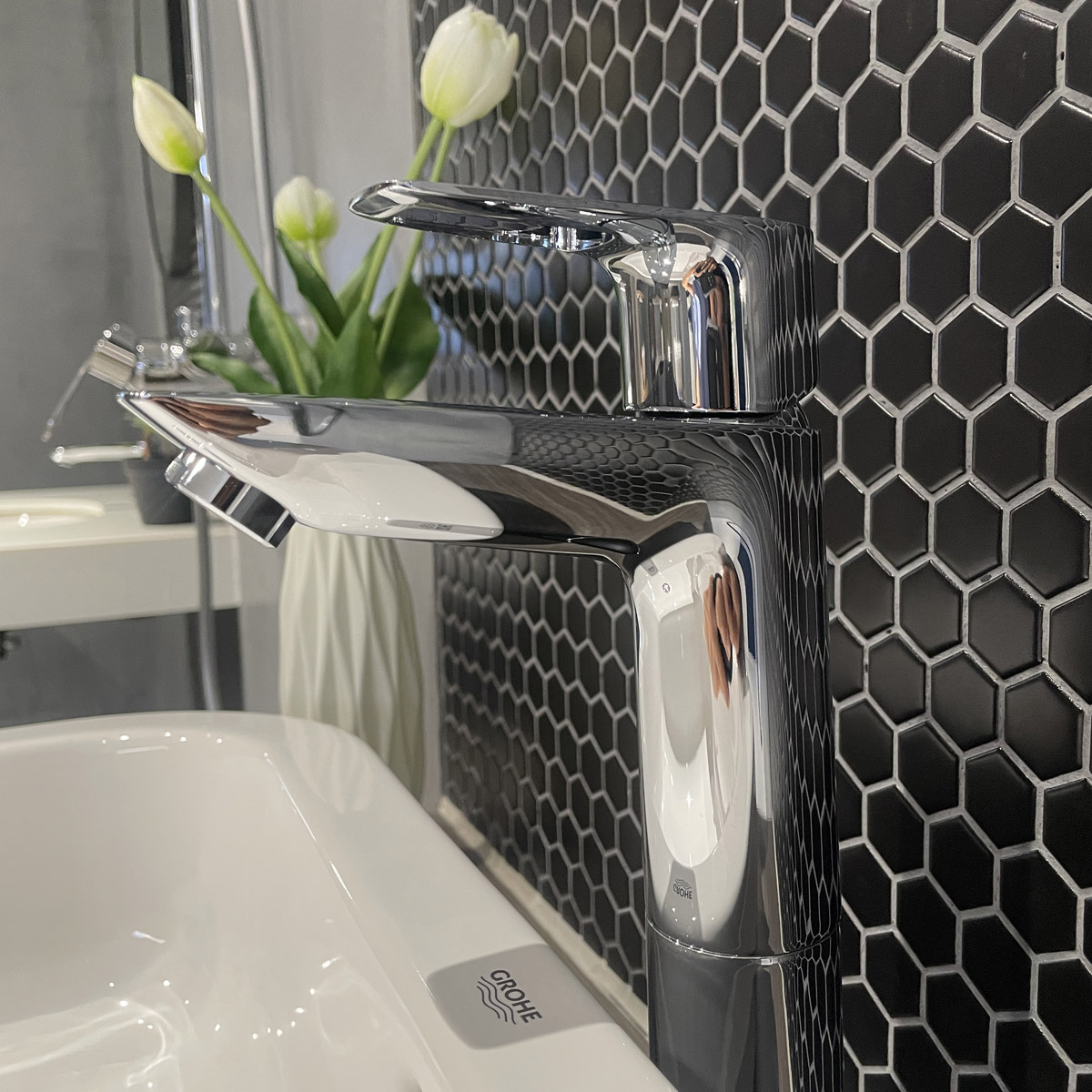Vòi chậu nóng lạnh BauLoop XL-Size Grohe 32856001 - 6