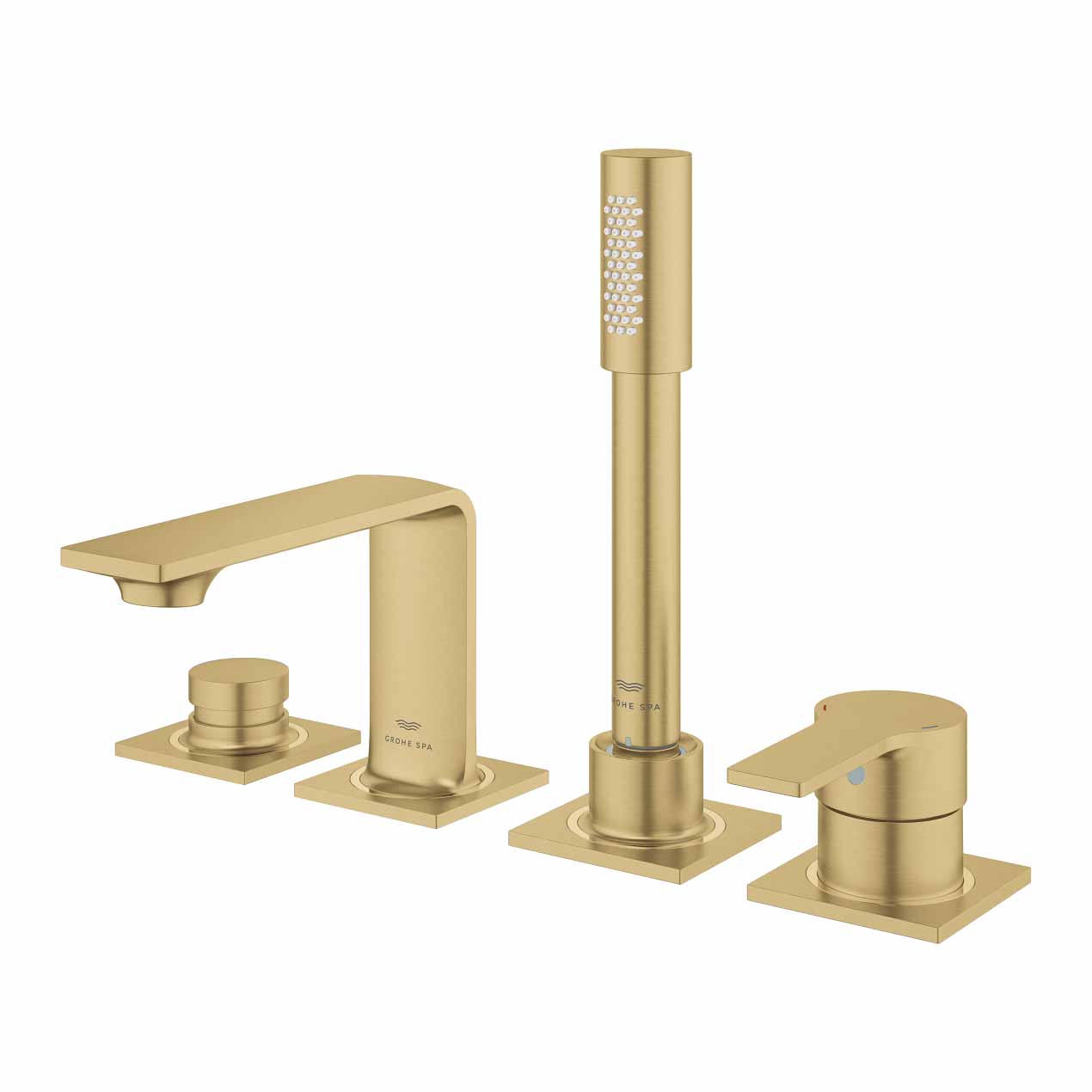 Vòi bồn tắm 4 lỗ nóng lạnh kèm tay sen Allure GROHE 19316001 - 7