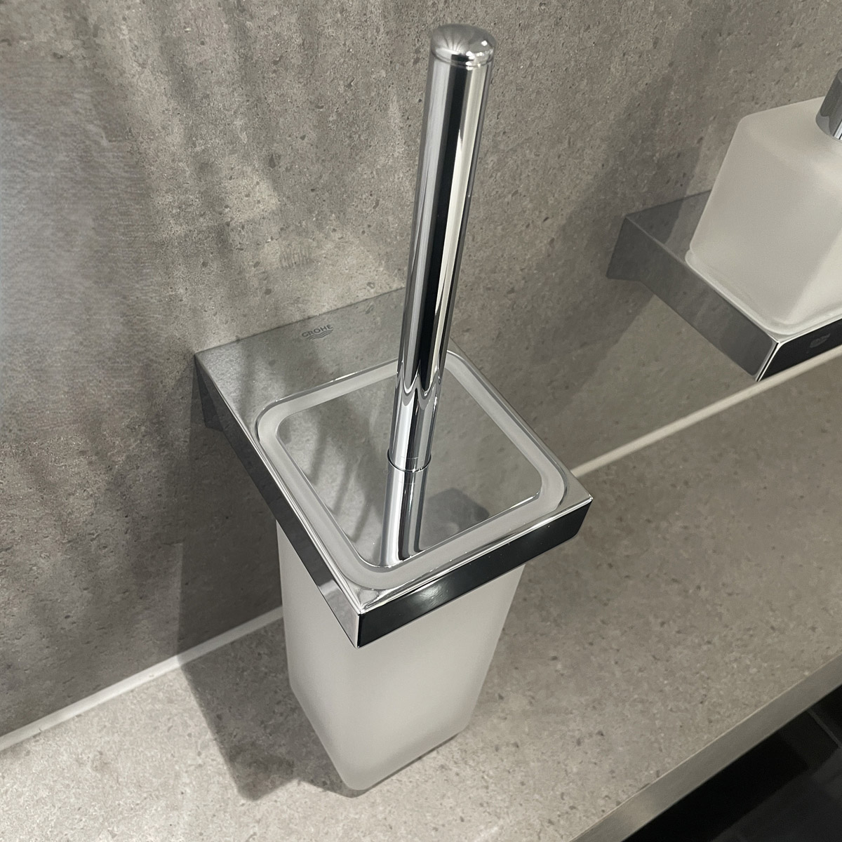 Bộ cọ cầu gắn tường Selection Cube GROHE 40857000 - 4