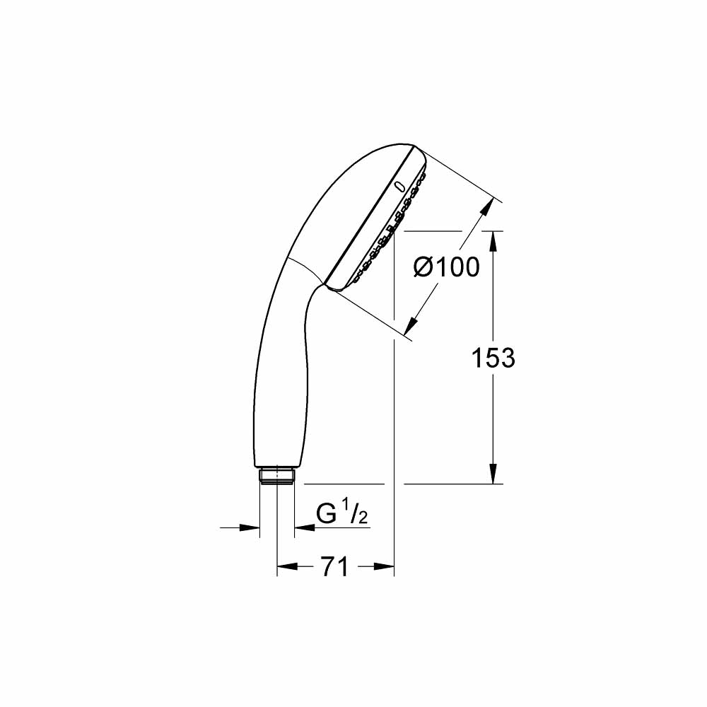 Tay sen tắm 3 chế độ Tempesta 100 GROHE 28261002 - 2