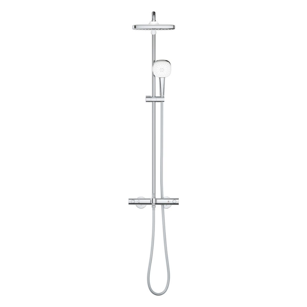 Bộ sen cây tắm đứng nhiệt độ Tempesta System 250 Cube GROHE 26975001 - 4