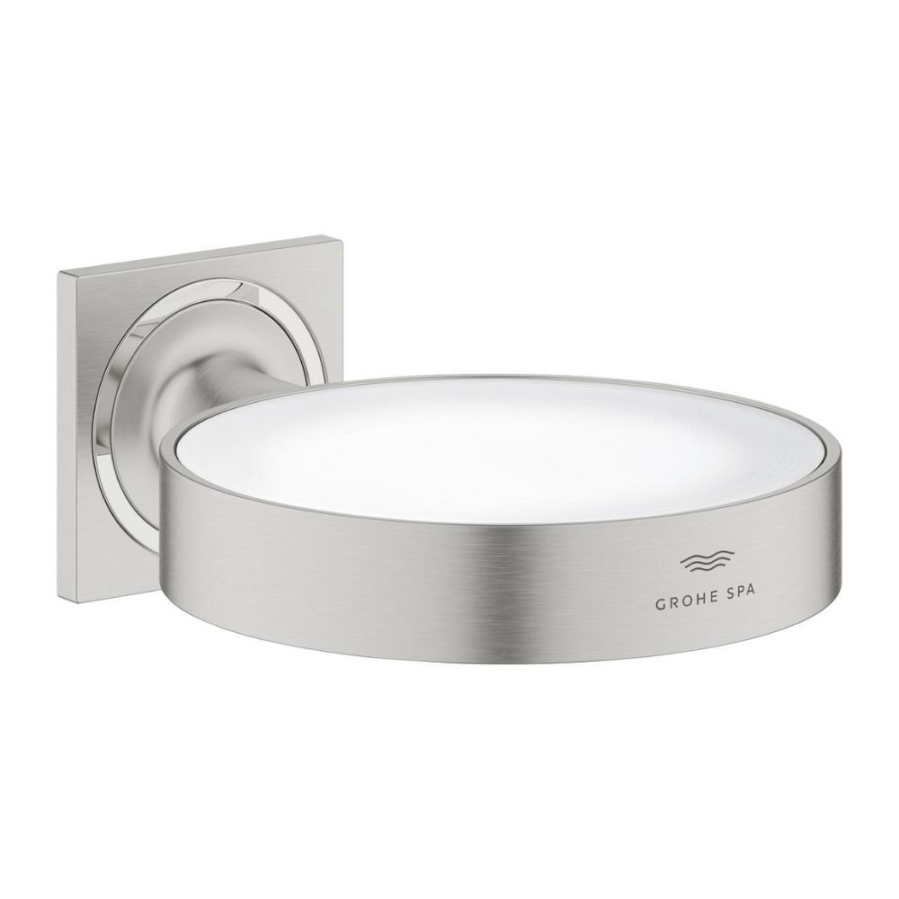 Giá đỡ ly thủy tinh hoặc dĩa và hộp xịt xà phòng Allure GROHE 40963001 - 11
