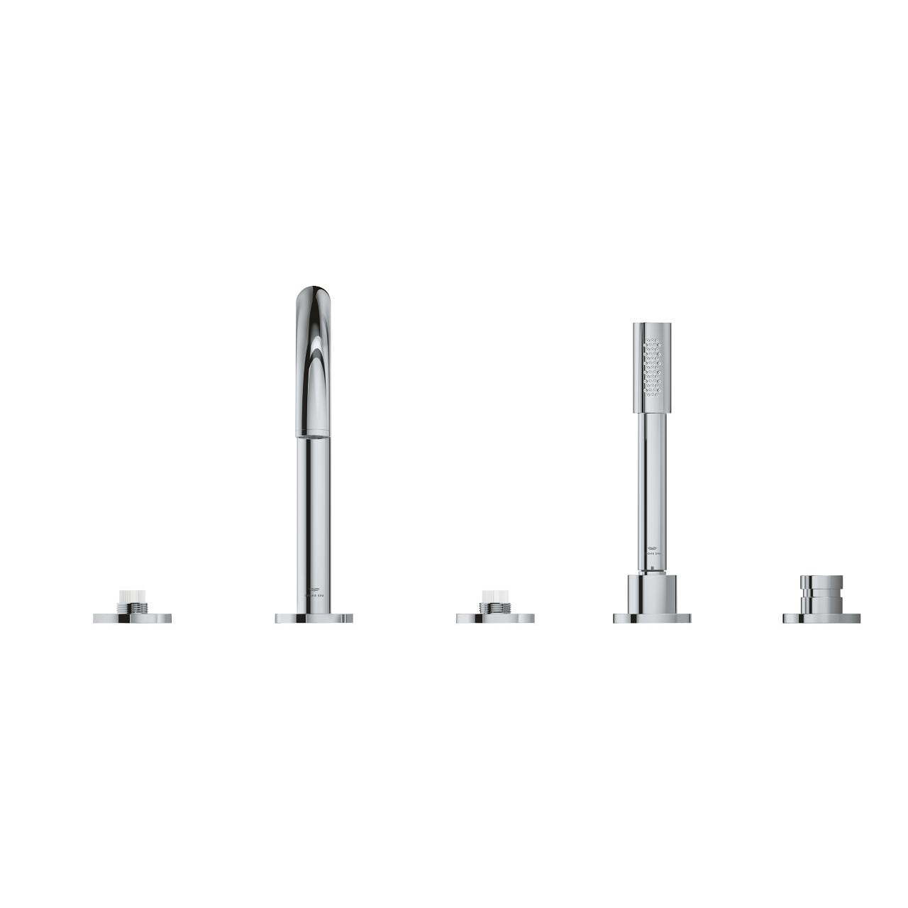 Vòi bồn tắm 5 lỗ nóng lạnh kèm tay sen Atrio GROHE 25224000 - 3
