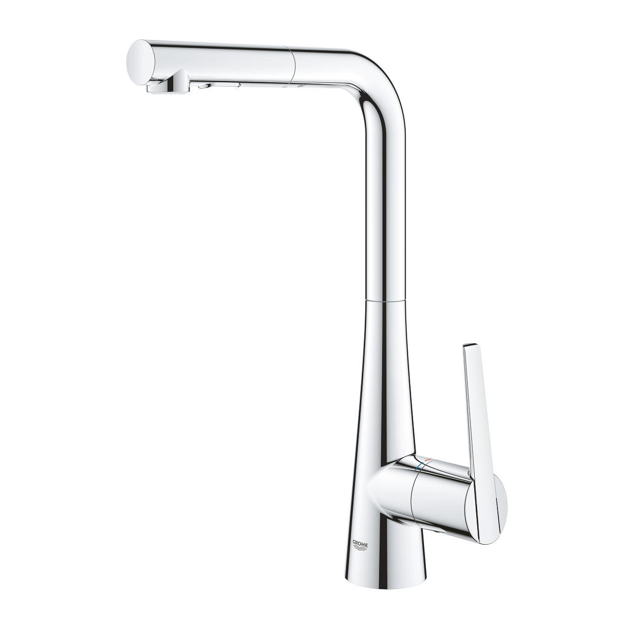 Vòi bếp dây rút nóng lạnh Zedra GROHE 32553002 - 3