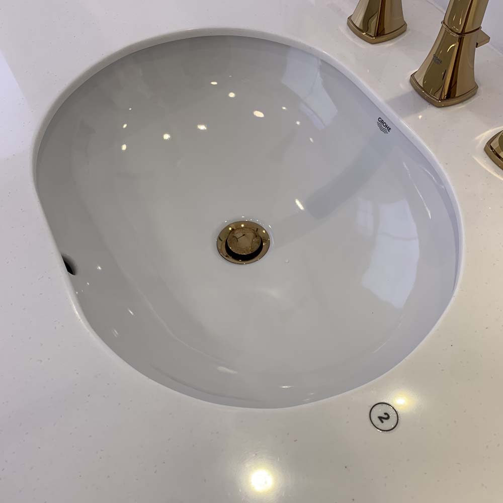 Chậu rửa mặt lavabo âm bàn GROHE 3971100H - 4