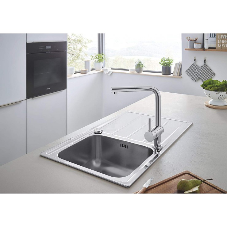 Vòi bếp dây rút nóng lạnh Minta GROHE 32168000 - 11