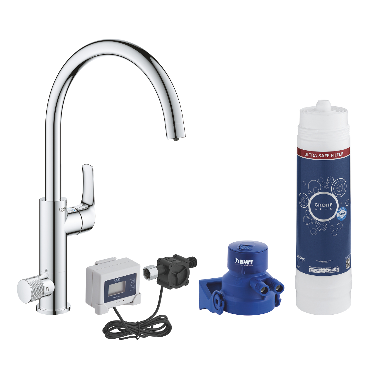 Bộ vòi rửa chén + lọc nước Grohe 30384000
