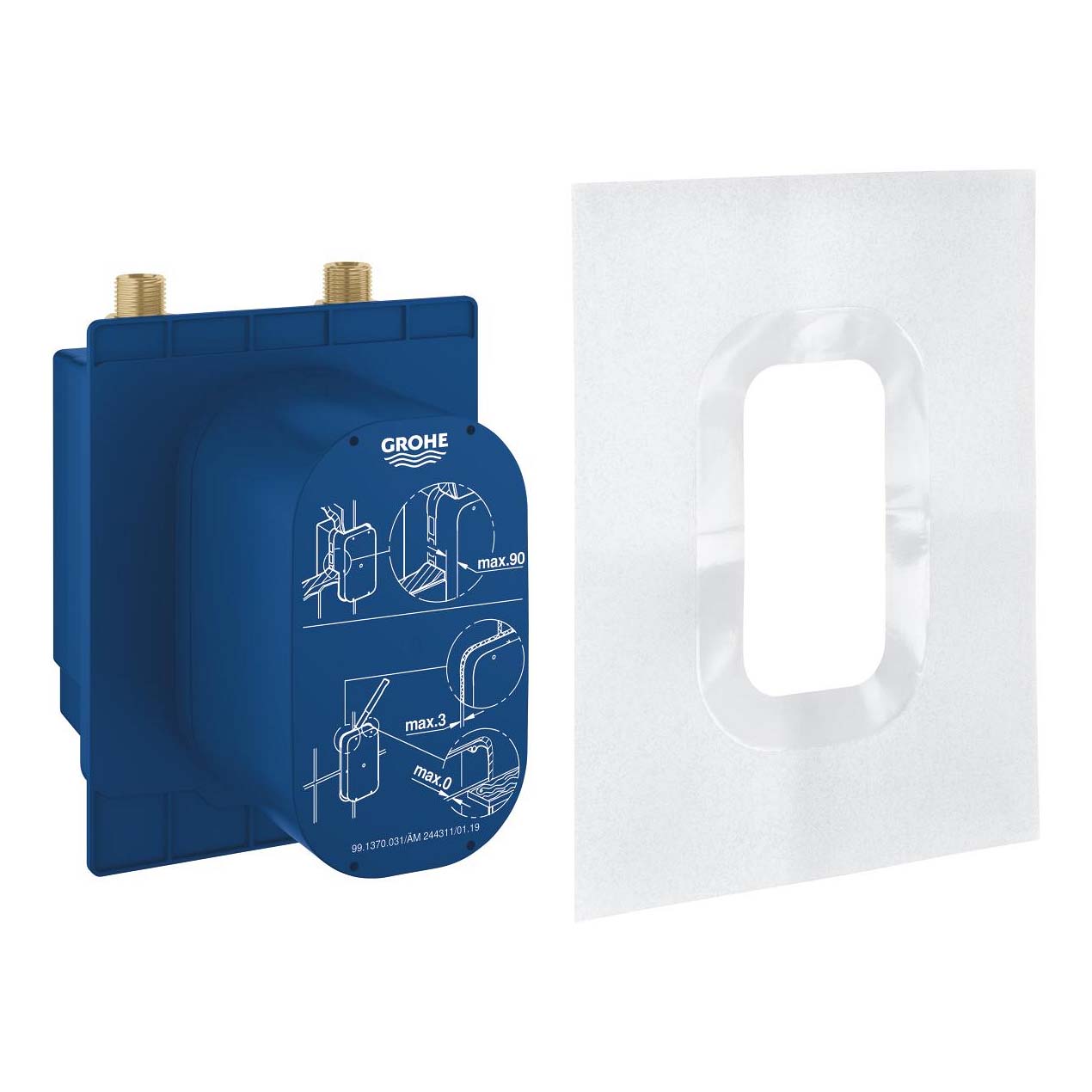 Hộp lắp đặt âm tường Eurosmart Cosmopolitan E Eurosmart Cosmopolitan GROHE 36339001 - 3
