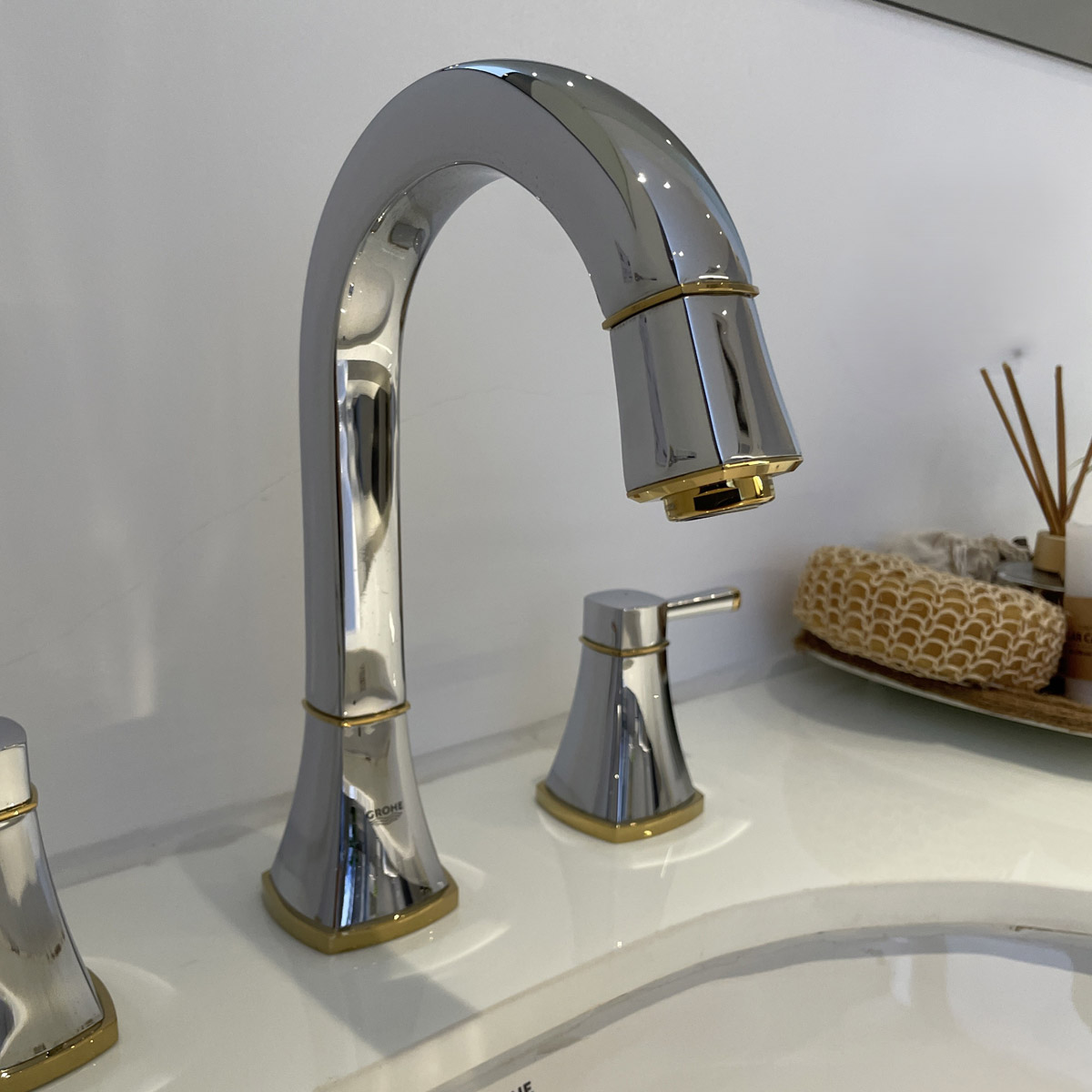 Vòi chậu nóng lạnh Grandera 3 lỗ Grohe 20389IG0 - 11