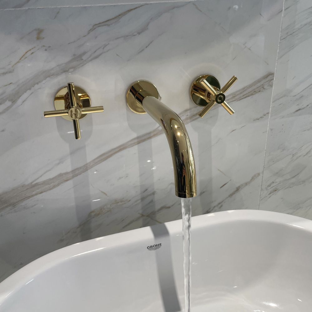 Vòi gắn tường 3 lỗ nóng lạnh Atrio GROHE 20164003 - 5