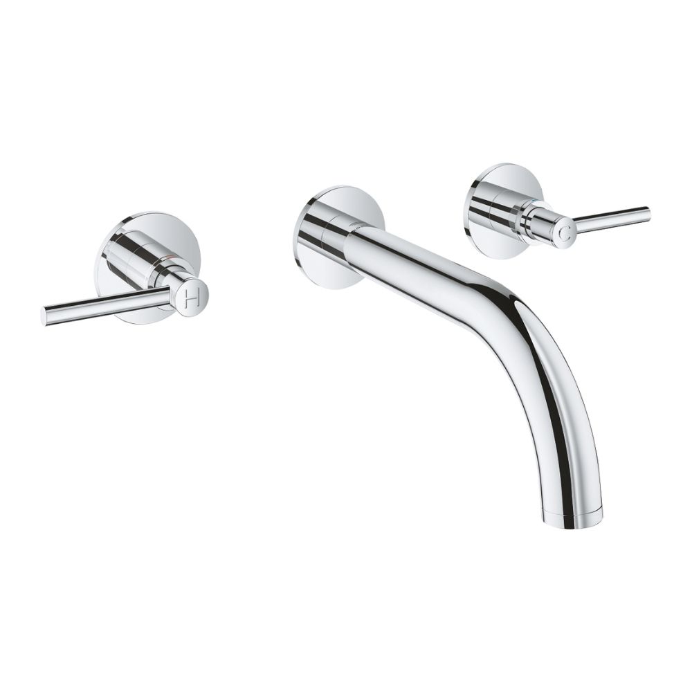 Vòi chậu gắn tường nóng lạnh 3 lỗ Atrio M-size GROHE 20662000