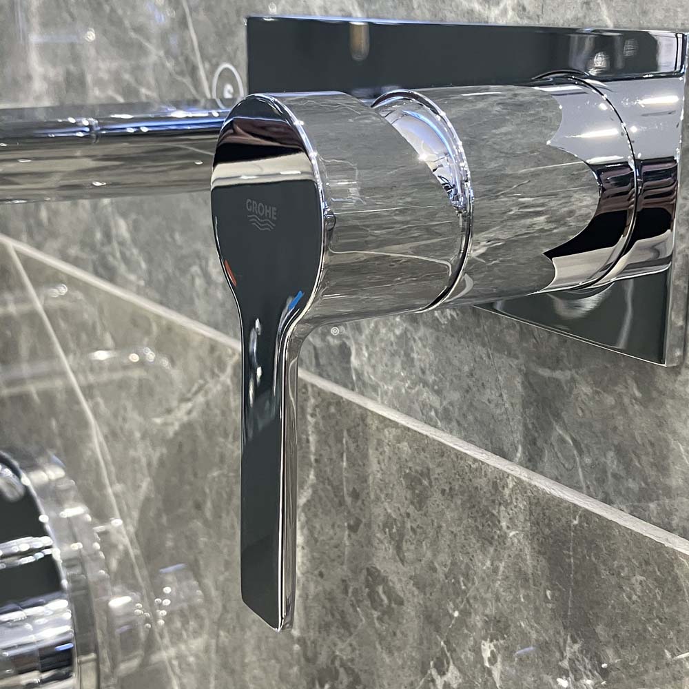 Vòi chậu nóng lạnh 2 lỗ gắn tường Lineare L-Size GROHE 23444001 - 8
