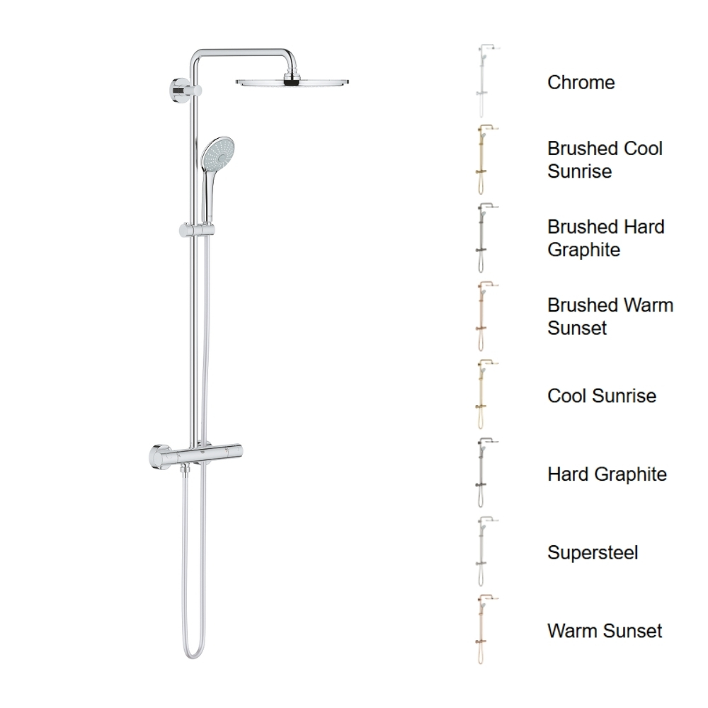 Bộ cây sen tắm ổn nhiệt Euphoria XXL Grohe 26075000 - 2
