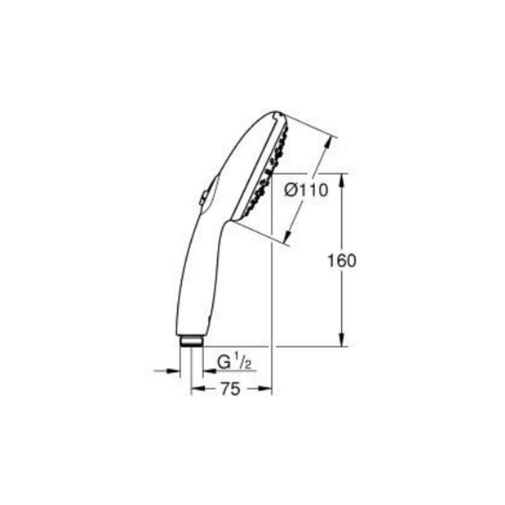 Tay sen tắm 3 chế độ Tempesta 110 GROHE 28419003 - 2