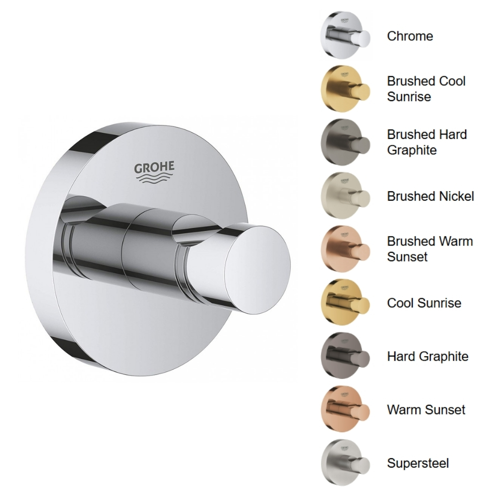 Móc treo áo gắn tường Essentials GROHE 40364001 - 2