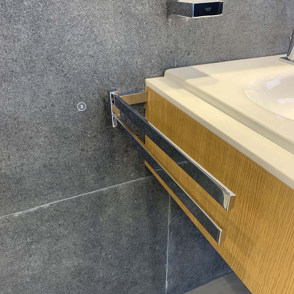 Thanh treo khăn đôi Selection Cube GROHE 40768000 - 8